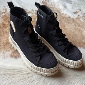 Palladium Black High-Top Sneaker
